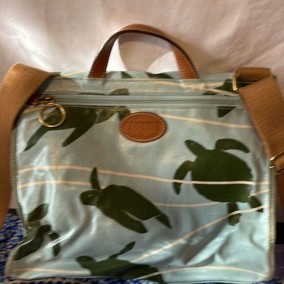 Fossil waxed canvas crossbody - Picture 5 of 6